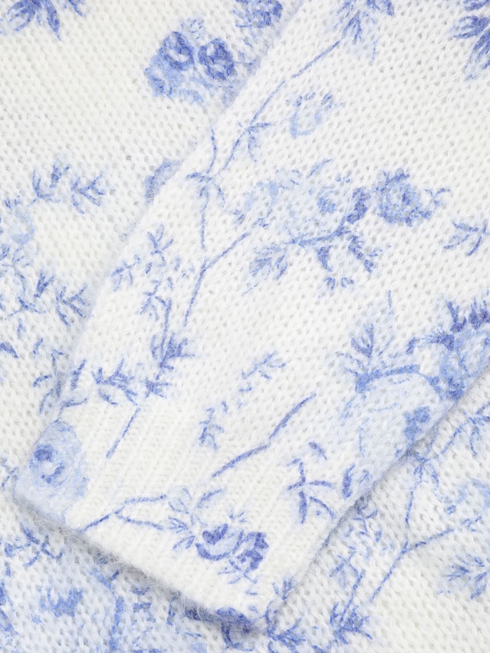 Floral Pattern Sweater - Picture 3 of 6